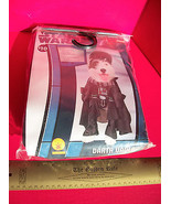 Star Wars Dog Costume Pet Rubies Darth Vader Medium Jumpsuit Costume Hat... - £7.44 GBP