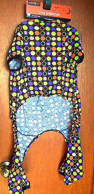 WorldPet Dog Clothes Large Halloween Holiday Pet Pajamas PJ Ghost Pumkin... - $9.49