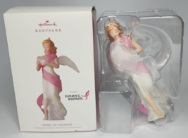 2018 Hallmark Angel of Courage Susan G. Komen Ornament NIB SKU U125 - £21.57 GBP