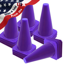 NEW 9 Tall PURPLE Football Field Safety Cones Qty 30 - £60.56 GBP