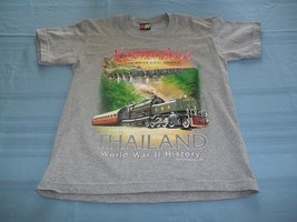 Kanchanabuzi The River Kwai Bridge Thailand World War II History T-Shirt... - $4.94