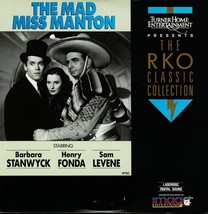 Mad Miss Manton Barbara Stanwyck  Laserdisc Rare - £7.84 GBP