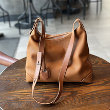Casual Leather Women Bag Big Bag Women&#39;s Shoulder Bag Large Capacity Totes Soft  - £79.41 GBP