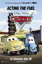 2006 Disney Pixar Cars Movie Poster 11X17 Lightning McQueen Mater Doc  - £9.15 GBP