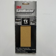 3M Sandblaster Pro sheets assorted 80 120 180 grit 5 Pack PN 11000-1G - ... - £7.98 GBP