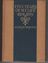 Alfred Dreyfus Five Years of My Life 1901 1st American Ed.  - £33.57 GBP