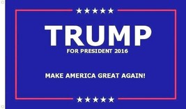 2 pcs  President Donald Trump 3&#39;x5&#39; Yard Banner Flag - Make America Great Again - £7.09 GBP