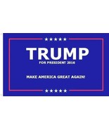 2 pcs  President Donald Trump 3&#39;x5&#39; Yard Banner Flag - Make America Grea... - £6.99 GBP