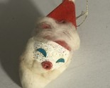 Vintage Santa Claus Head Christmas Decoration Holiday Ornament XM1 - $7.91