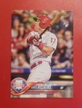 2018 Topps Photo Variation Rhys Hoskins Rookie Rc #259 Free Shipping - £2.36 GBP