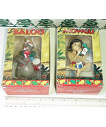 Disney Christmas Ornaments The Jungle Book ​BALOO &amp; MOWGLI # 961 962 1st... - £39.33 GBP