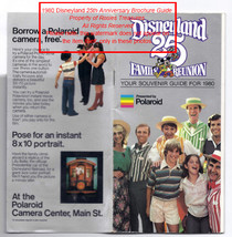 Disneyland Park 25th Anniversary Guide Brochure, Parking Pass Feb 1980 - £39.86 GBP