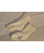 Vintage Bonnie Doon White Socks - Size Small 4-5.5 - $6.99