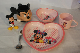 Minnie Mouse Child Dining Set - Hard to Find!!!! - £23.48 GBP