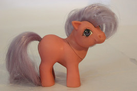 Vintage 1984 My Little Pony &quot;Baby Ember&quot; Pink w/ Purple Hair - $10.99