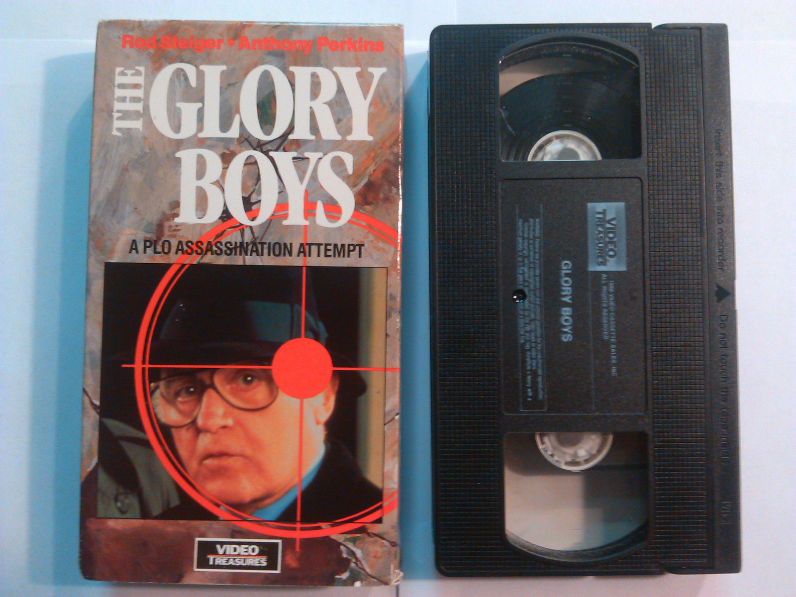 Primary image for The Glory Boys - A PLO ASSASSINATION ATTEMPT [VHS, 1984] Rod Steiger A. Perkins