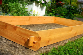Garden Raised Bed Planter Flower Box Cedar Vegetable Kit Outdoor Herb Ne... - £51.95 GBP