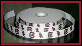 South Carolina University USC Gamecocks Inspired Grosgrain Ribbon - £7.74 GBP