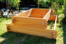 Garden Raised Bed Planter Flower Box Cedar Vegetable Kit Outdoor Elevated Herb - £68.51 GBP
