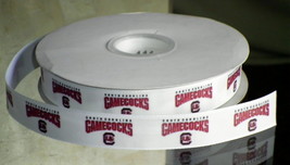 South Carolina University USC Gamecocks Inspired Grosgrain Ribbon - £7.74 GBP