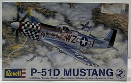 Revell P-51D Mustang Airplane Plastic Model Kit Military 1:48 Scale #85-5241 - £19.50 GBP
