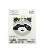 Needle Creations 4 Inch Felt Embroidery Hoop Kit Raccoon - $135.59 MXN