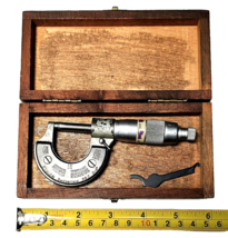 ETALON SWISS MODEL 23C 0-1&quot; 0.0001&quot; GRADUATION OUTSIDE MICROMETER TESTED - £47.85 GBP