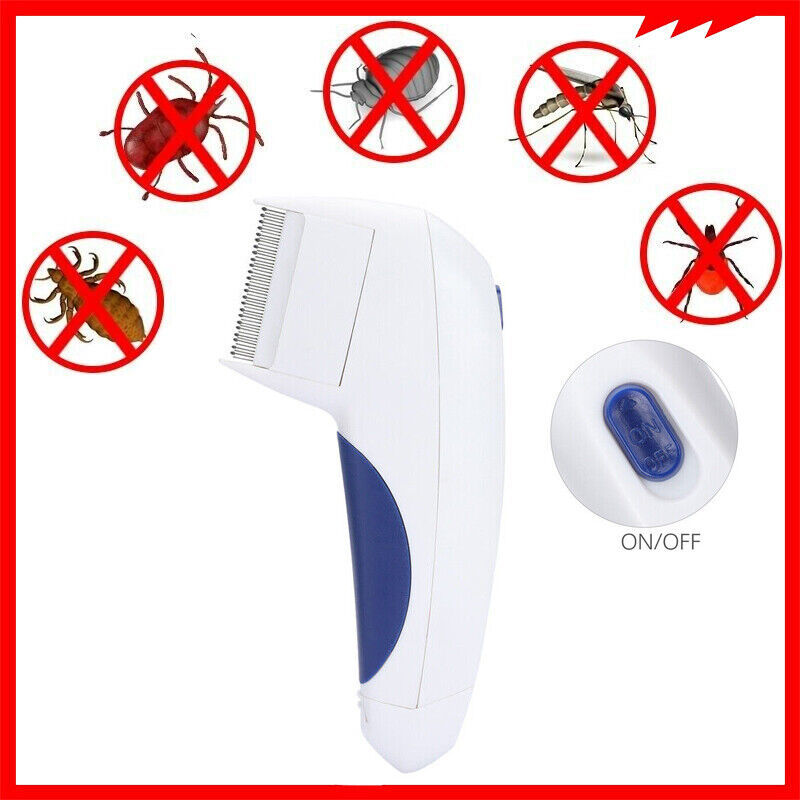 Electric Pet Flea Lice Remover Dog Comb Brush Vacuum Filter Vacuum