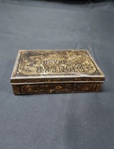 Old PIONEER Brand Golden Flake Cavendish Litho Tin Box England ADVERTISING  - $13.99