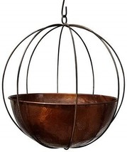 Handmade Extra Large Globe &amp; 23 in. Planter - Copper - $303.45