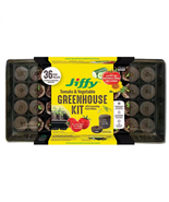 SEED STARTER KIT JIFFY SEEDLING Tray 36 Peat Pellet Greenhouse Propagati... - $25.96