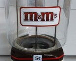 Acorn Nickel Round Gumball Dispenser M&amp;M&#39;s Theme Circa 1950&#39;s - $391.05