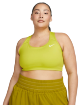 Nike Swoosh Women's Medium-Support Non-Padded Sports Bra 2X, Plus Size Bright... - $40.00