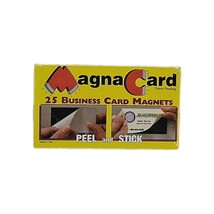 Peel &#39;N&#39; Stick Business Card Magnets 25 Pack - 2&quot; X 3.5&quot; NEW Magic Card - $17.60 CAD