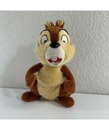Disney Store Chip &amp; Dale Single Chipmunk Plush 9&quot; Stuffed Animal - £9.34 GBP