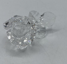 Swarovski Rose Single  Clear Crystal Light Reflecting Large No Box - $79.43