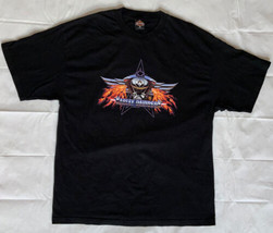 Harley Davidson 2XL Short Sleeve Black T-Shirt Missoula MONTANA USA - £22.69 GBP