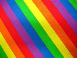 LBGT GAY PRIDE RAINBOW BLUE PURPLE GREEN RED YELLOW ORANGE HEAD WRAP SCARF - $73.08 MXN