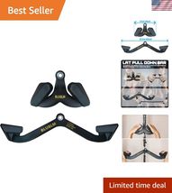 LAT Pull Down Bar for Cable Machine, LAT Pulldown Attachments T Bar V Ba... - $150.26