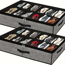 [Shoe Storage Bag, Under Bed] 1/2pcs Dustproof Shoe Storage Bag - Under ... - £19.55 GBP+