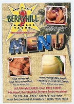 Berryhill Baja Grill Menu Preston &amp; Frankford Dallas Texas - £19.46 GBP