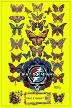 GRATEFUL DEAD &amp; COMPANY 2019 SUMMER TOUR EMEK BUTTERFLIES POSTER METALLI... - $1,113.75