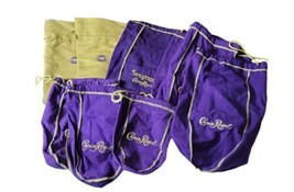 Lot of 9 Assorted Size Crown Royal Bags - £7.72 GBP