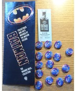 Batman Collection 1989 Movie Swag Promo + 16 Magnet Button pcs + Six Fla... - €12,98 EUR