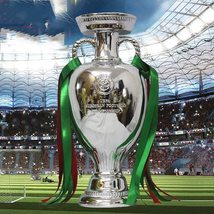 UEFA European Football Championship Henri Delaunay 1:1 Replica Trophy - £239.86 GBP