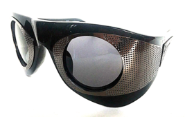 New Linda Farrow Todd Lynn TL/3/4 Black Gold Perforated Sunglasses Japan - £279.41 GBP