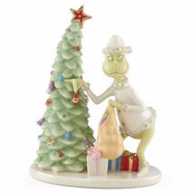 Lenox Grinch Christmas Crook Figurine Dr Seuss Thief Stealing Tree How Stole NEW - £341.72 GBP