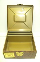 Vintage Porta File Ballonoff Metal Locking Check Organizer Box Cleveland w/ key - £14.32 GBP