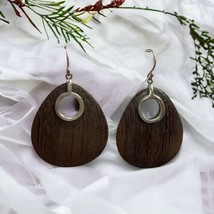 Silpada Sterling Silver Sonokeling Wood Dangle Earrings W1845 - $65.00