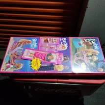 RARE 3 Pack Vintage 1996 Barbie  Surf Set  Mini Mart Picnic Set Factory SEALED - £215.22 GBP